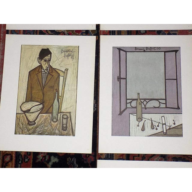 Mid-Century Modern Authentic Vintage Signed/Dated Mid 20th Century Modern Bernard Buffet Large Folio Lithographs - Set of 7 For Sale - Image 3 of 9