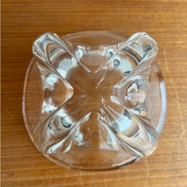 1970s Vintage Scandinavian Art Glass Bowl Vessel For Sale - Image 5 of 7