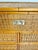 Brown Vintage Campaign Style Faux Bamboo Wicker Chest of Drawers For Sale - Image 8 of 12