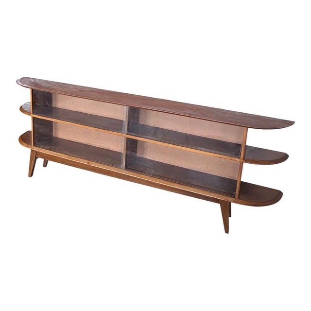Large Mid-Century Teak Display Cabinet, 1970s For Sale - Image 4 of 10