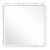 Fleur Home Carnival Muses Square Mirror in Frosted Petal, 47.5x47.5 For Sale
