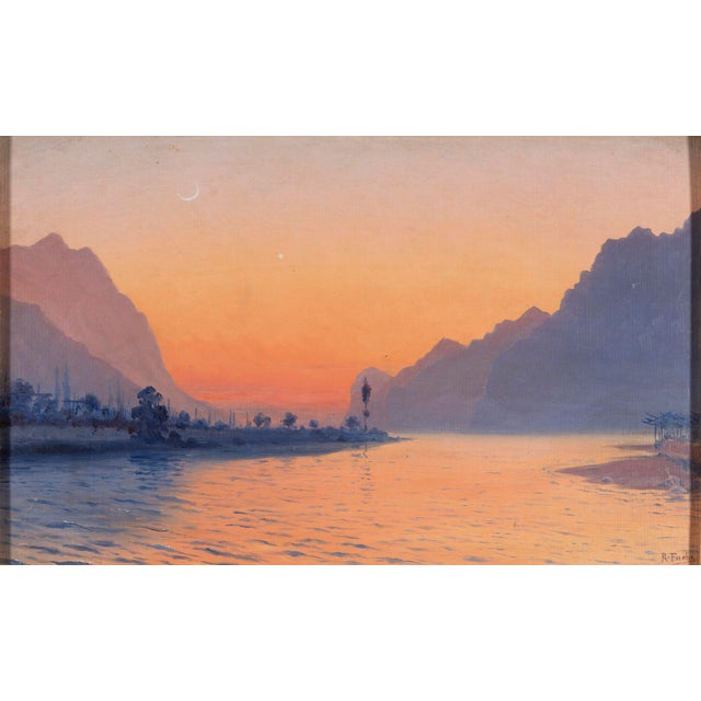 Richard Fuchs, Gardasee, Oil Painting For Sale - Image 18 of 18