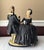 Antique XL Victorian Style Ceramic Figurine — Gentleman & Lady in Formal Attire For Sale - Image 4 of 12