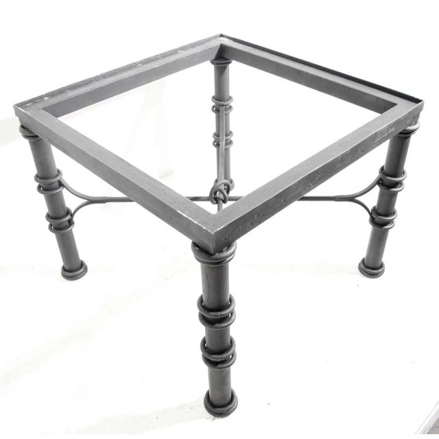 Moroccan Fez Black and White Tile Design Mosaic Table For Sale - Image 10 of 11