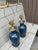 1980s 1980s Chinese Blue Porcelain Jar Lamps - Pair of 2. For Sale - Image 5 of 5