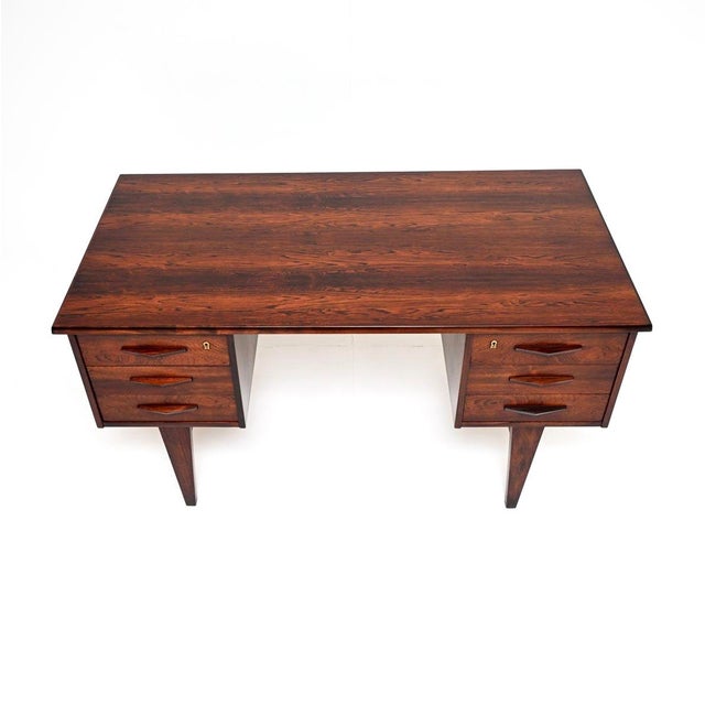 Brown Mid-Century Modern Danish Desk, 1960 For Sale - Image 8 of 13