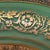 Glass Art Deco 1930s Bohemian Green & Gold Compote, Moser Style For Sale - Image 7 of 11