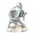 Vintage Johan Peter Molin Bisque Porcelain the Knife Wrestlers Sculpture For Sale