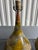 Mid Century 1960s Lava Glaze Yellow Table Lamps- A Pair For Sale - Image 9 of 10