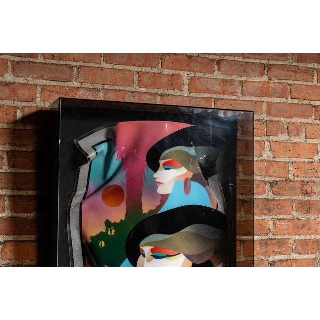 Late 20th Century 1989 Ned Moulton 3-D Wall Art Vacuum-Formed Composition For Sale - Image 5 of 10