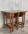 Spanish 20th Spanish Walnut Nesting and Folding Tables with Turned Legs For Sale - Image 3 of 18