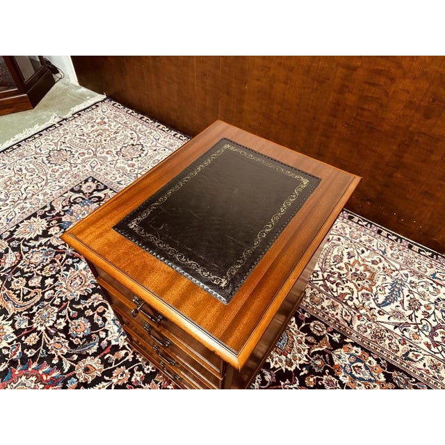 Vintage English Chesterfield Chest of Drawers For Sale - Image 12 of 13