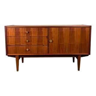 Vintage Scandinavian-Style Mahogany Sideboard, 1970s For Sale