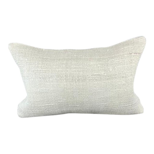 16 x 24 Hemp Pillow Turkish Cushion Natural White Pillow Cushion Cover For Sale