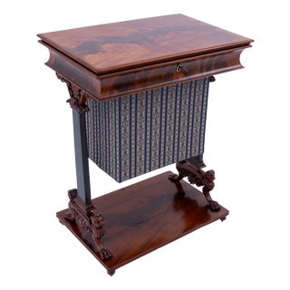 Biedermeier Sewing Table, Northern Europe, 1850s For Sale
