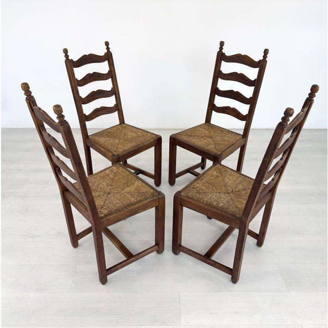 French Farmhouse Dining Chairs – Set of 4 For Sale In New York - Image 6 of 11
