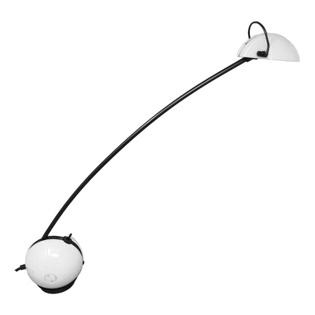 White Alina Table Lamp from Valenti Luce, Italy, 1970s For Sale