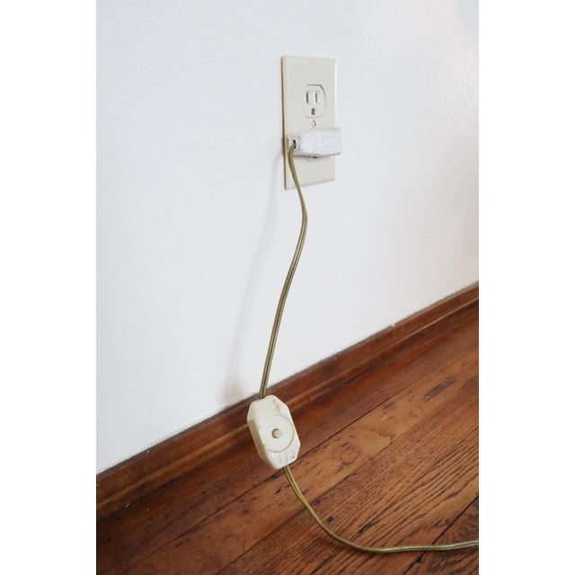 Brown Vintage Modeline Attributed Cactus Hanging Lamp For Sale - Image 8 of 8