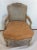 French Style Armchair With Caned Back For Sale - Image 4 of 6