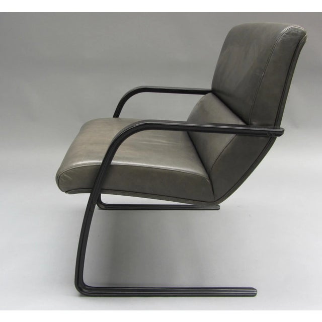 Extremely rare piece. This cantilever chair was designed by Jørgen Kastholm for a limited series for Unica in the 1980s....