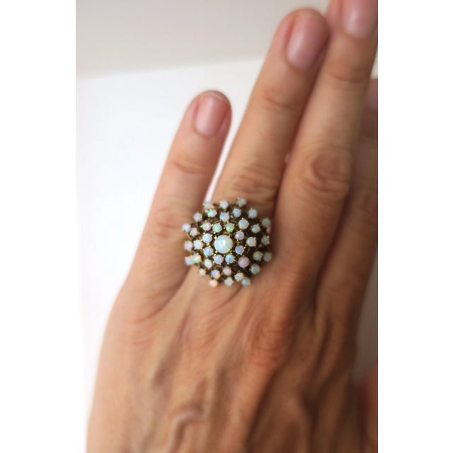 Opal and 14kt Gold Cocktail Ring, Circa 1960s For Sale In New York - Image 6 of 10