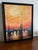 Impressionist Golden Sky Over the Harbor – Original Oil Painting For Sale - Image 3 of 10