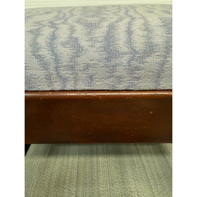 Early 20th Century Early 20th Century Chippendale Block Leg Footstool For Sale - Image 5 of 12