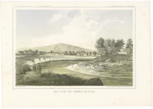 Sarony, Major & Knapp, Milk River and Panther Mountain in Montana and Alberta, Tinted Litho, 1856, Print