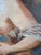 Mauve Antique Mythological Oil Painting Portrait of a Goddess For Sale - Image 8 of 14