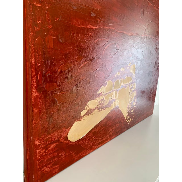 2020s Abstract Original Oil Canvas Painting “Support the Universe” For Sale - Image 5 of 12