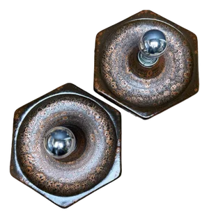Fat Lava Ceramic Wall Lamps from Hustadt Leuchten, 1970s, Set of 2