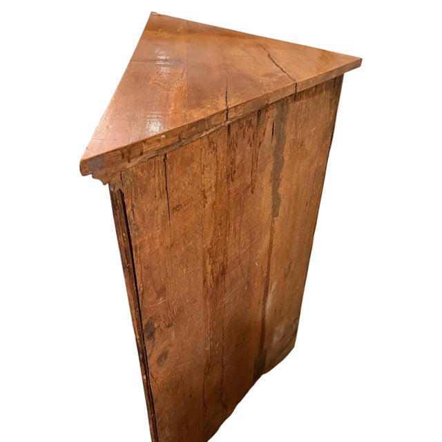 Traditional Antique 18th C Directoire Style Mahogany Corner Cabinet For Sale - Image 3 of 5