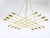 Austrian Brass Chandelier from Rupert Nikoll, 1950s For Sale - Image 9 of 11