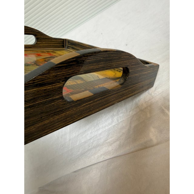 2000 - 2009 Annie Modica for Gump's Lacquered Tray, Signed For Sale - Image 5 of 12