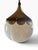Metal Vintage Mid Century Modern Tulip Milk Glass & Brass Hanging Pendant Lights, Pair For Sale - Image 7 of 10