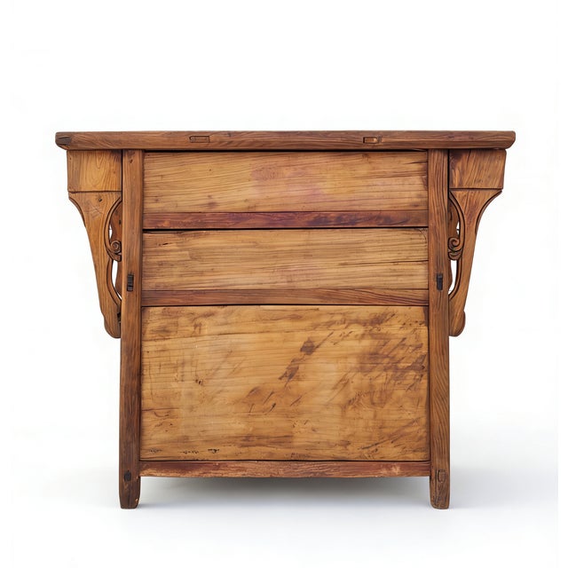 3 Drawer Poplar Sideboard For Sale - Image 13 of 13