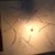 Large Vintage Square Glass Ceiling Light Shade W/ Wheat Grass Design For Sale - Image 4 of 4