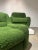 Green Set of Green Bouclette Easy Chairs, 1970s For Sale - Image 8 of 11