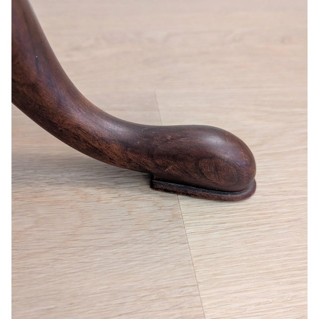 Late 20th Century Late 20th Century The Bartley Collection Mahogany Side Table Tripod Base For Sale - Image 5 of 10