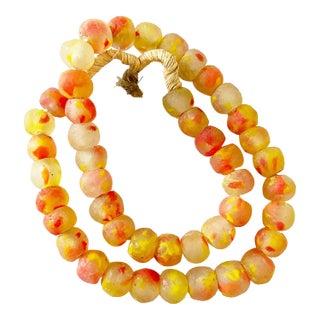 1980s African Glass Trade Beads String For Sale