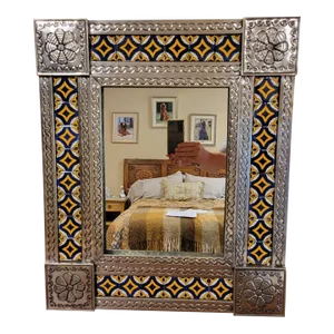 Mexican Tile & Tin Mirror