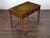 English 19th Century Mahogany Desk with Green Leather Top and Reeded Legs For Sale In Atlanta - Image 6 of 12