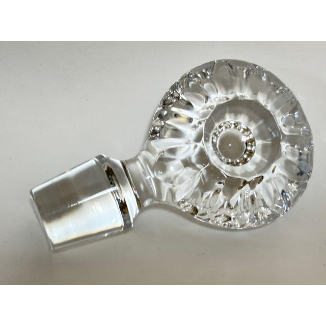 1960s Baccarat Crystal Rémy Martin “Centaure” Decanter Donut Shell Form France For Sale - Image 10 of 17