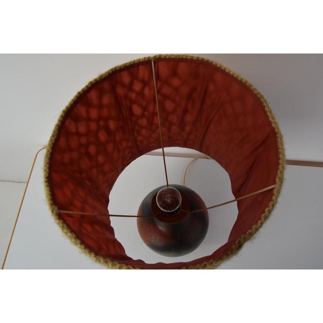 1970s Mid-Century Ceramic Table Lamp, 1970s For Sale - Image 5 of 14