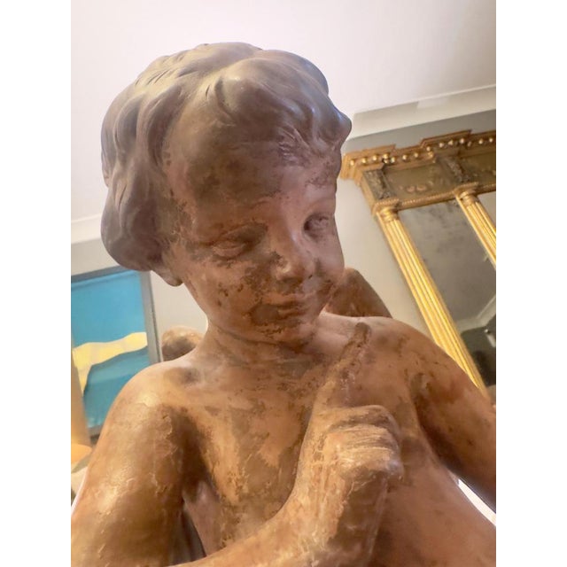 French Terracotta Figure by Etienne Maurice Falconet For Sale - Image 9 of 16