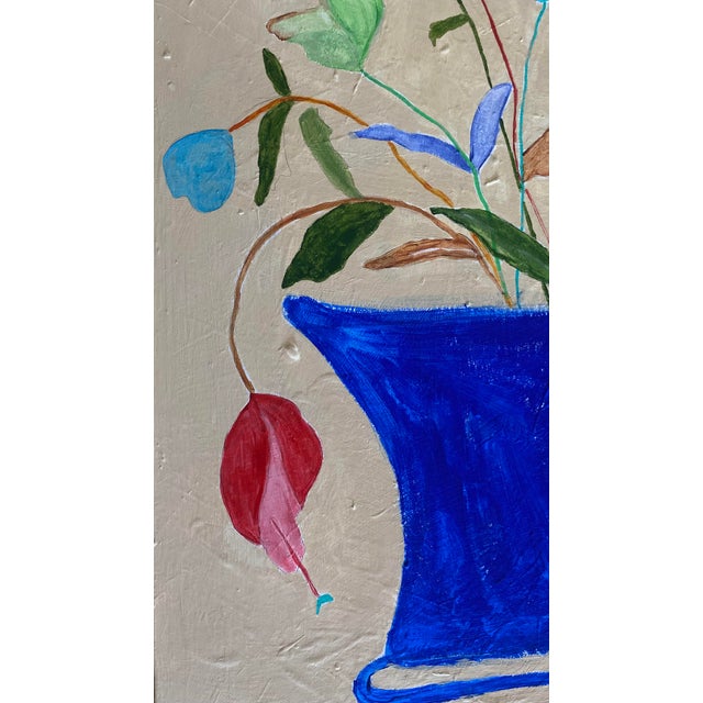 2020s “Las Flores Sanan” Abstract Flower Painting For Sale - Image 5 of 5