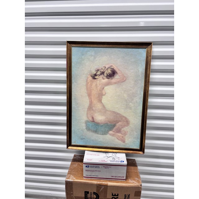 1930s Cassinari Victor Nude Lady by Cassinari Vettor Figurative Lithograph For Sale - Image 12 of 12