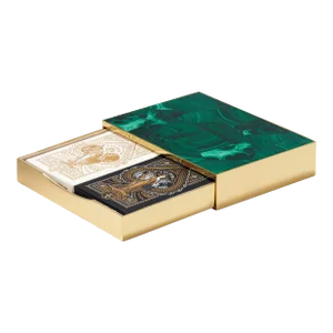 AERIN Cassiel Mosaic Card Set in Malachite