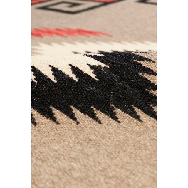 Traditional Pasargad Home Navajo Mocha Wool Area Rug, 9' 9'' X 14' 0'' For Sale - Image 3 of 5