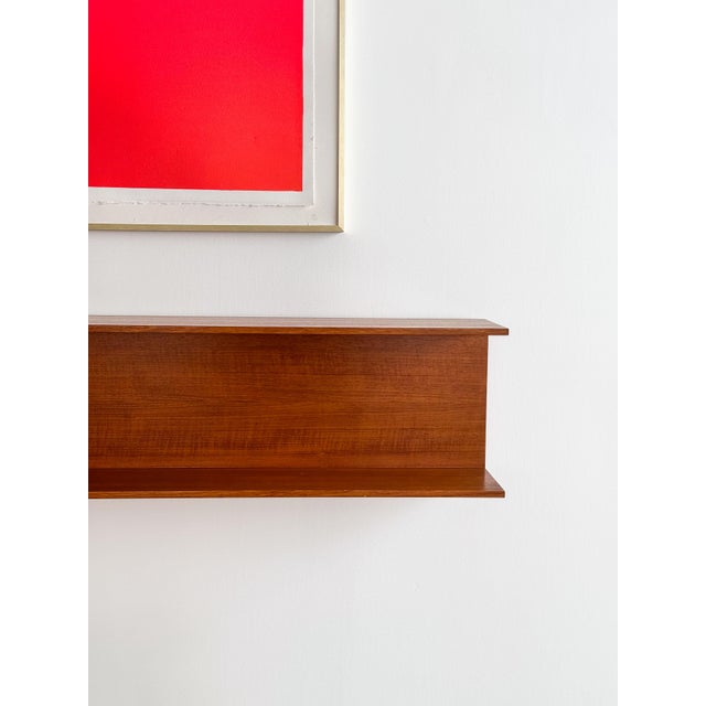 Wilhelm Renz Mid-Century Wall Unit in Teak by Walter Wirz for Wilhelm Renz, 1960s For Sale - Image 4 of 13